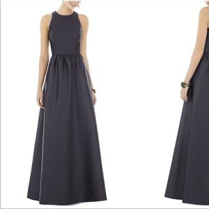 Alfred Sung A-Line Bridesmaid gown - Onyx